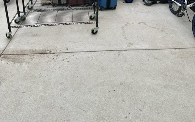 Shelving, bikes and stored items cleared from a Palm Bay yard
